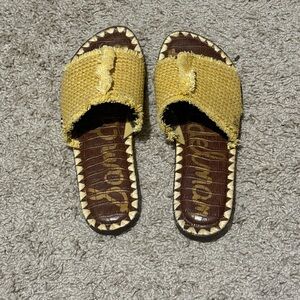 [Sam Edelman] Glenda Raffia Slides